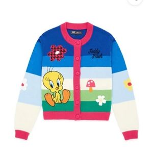 Tweety bird cardigan teddy fresh